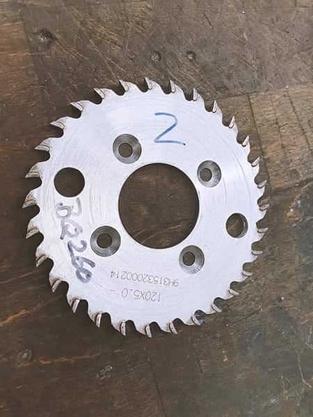 Milling cutter for Horizon Perfect Binder BQ260