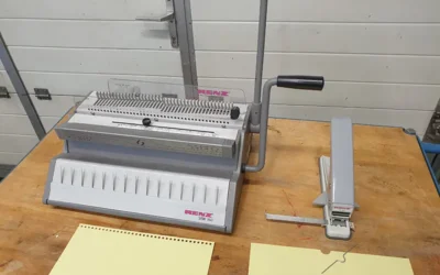 Wire-O-Punching and binding machine